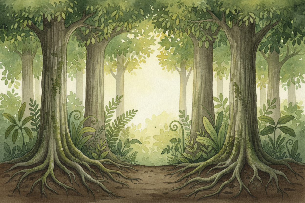 Rainforests grow near the equator, where it's hot and wet year-round. All that warmth and water is ~~like rocket fuel fo