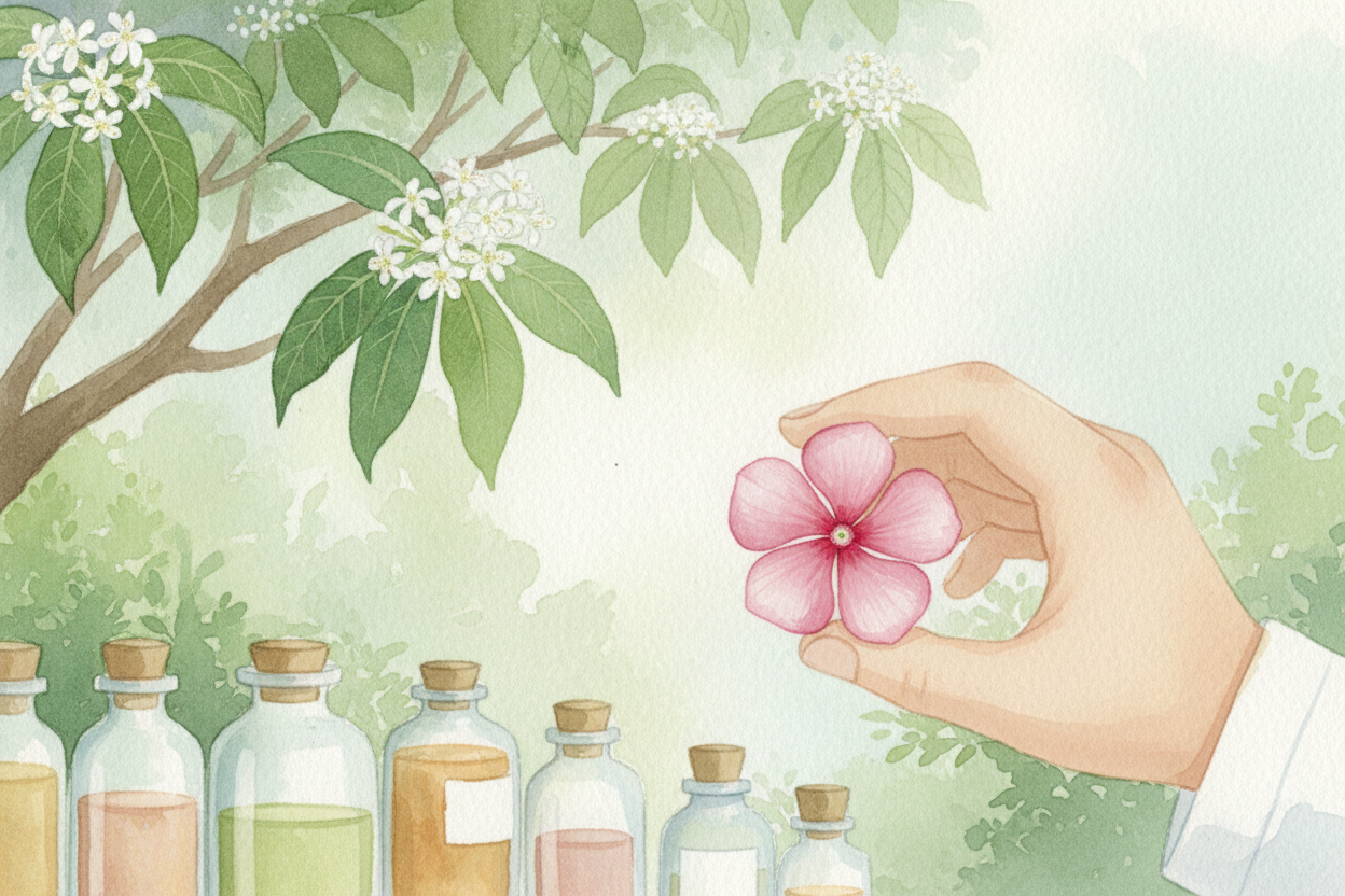 Then there's the wild pharmacy. About **one-quarter of all modern medicines** come from rainforest plants. The ++rosy pe