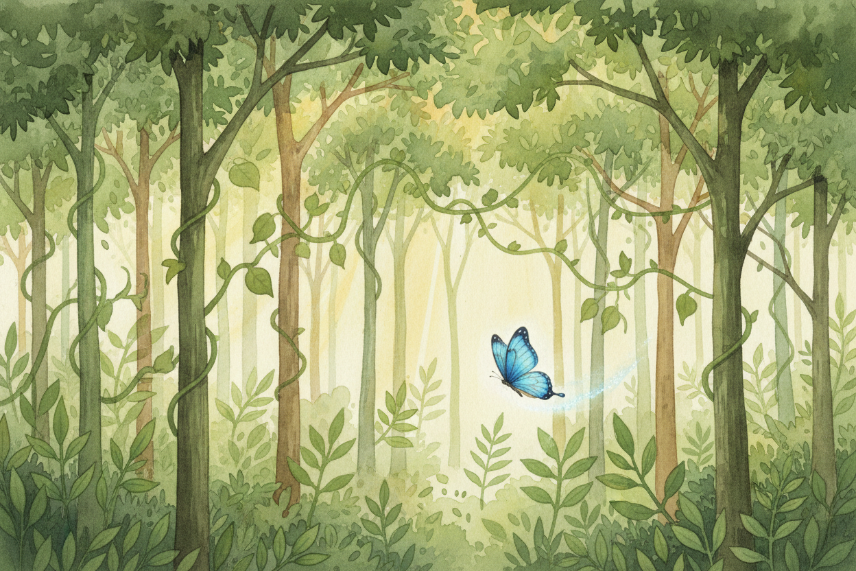 **The good news?** Rainforests can recover if we let them. When logging stops and the land is protected, saplings sprout