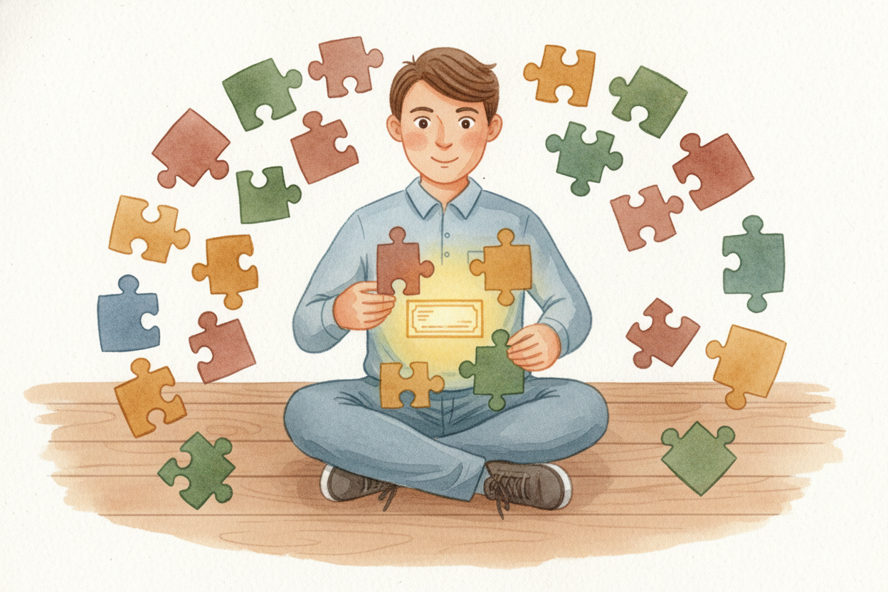 In the end, your salary is **a puzzle with a dozen pieces**: what you do, how well you do it, *how rare your skills are*