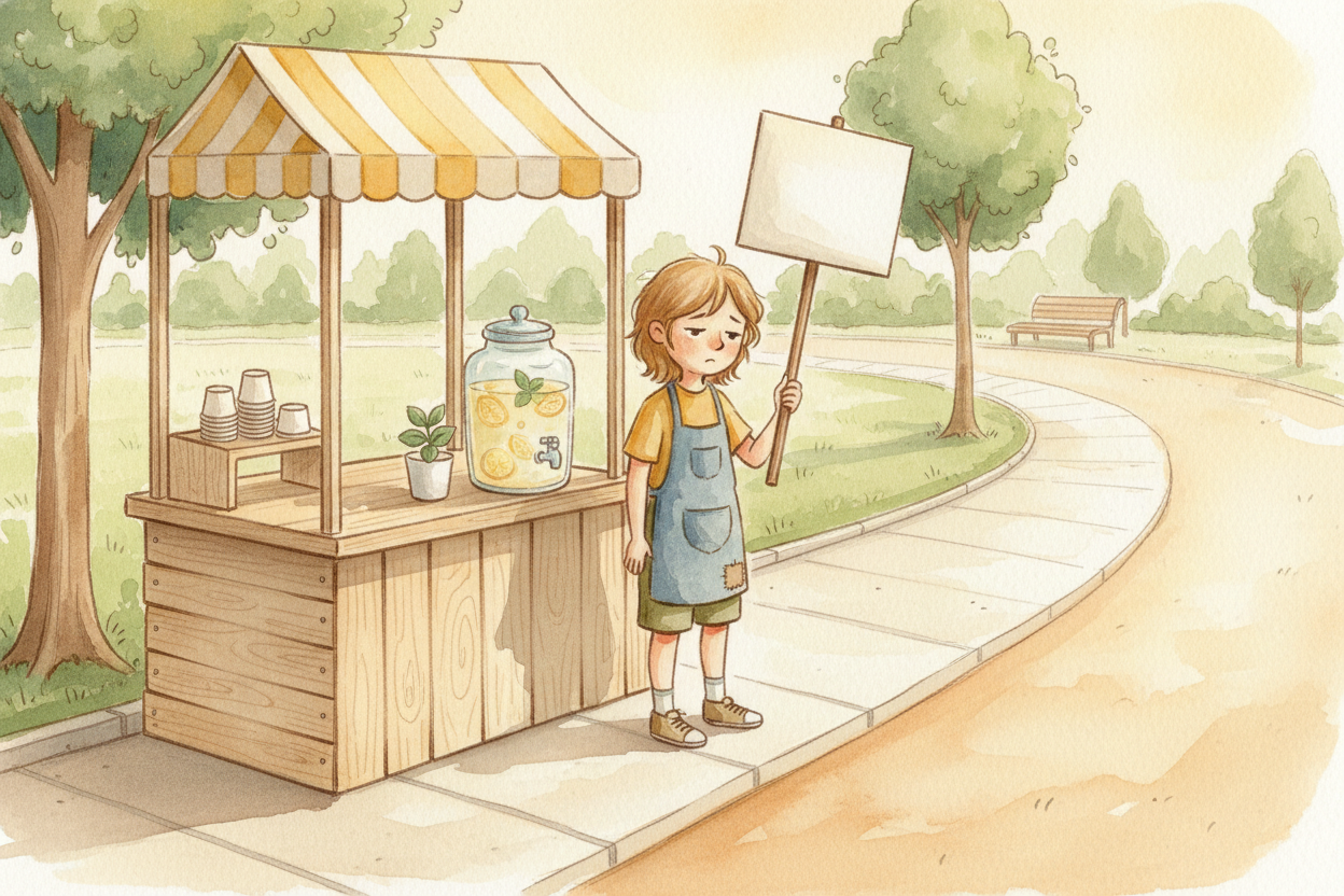 Of course, stocks can also lose value. If your lemonade stand gets **zero customers** one week, ~~nobody will pay $40~~ 