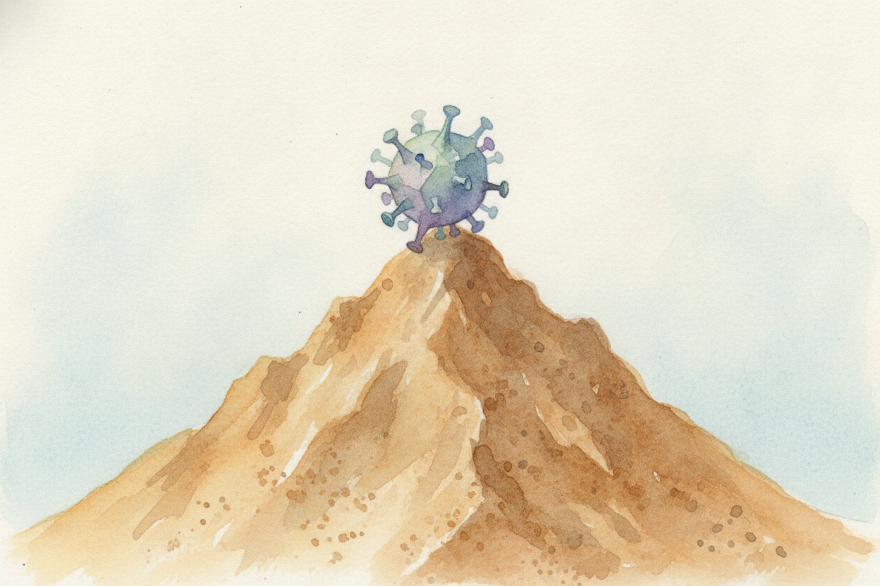 Imagine the **tiniest troublemaker in the universe** — so small that millions could ride on a single grain of dust. It _