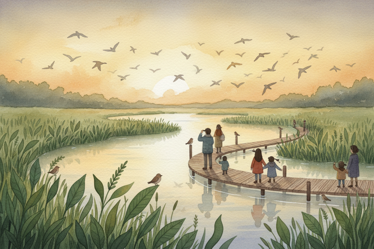 For a long time, people saw wetlands as useless swamps to be drained and turned into farms or parking lots. Millions of 