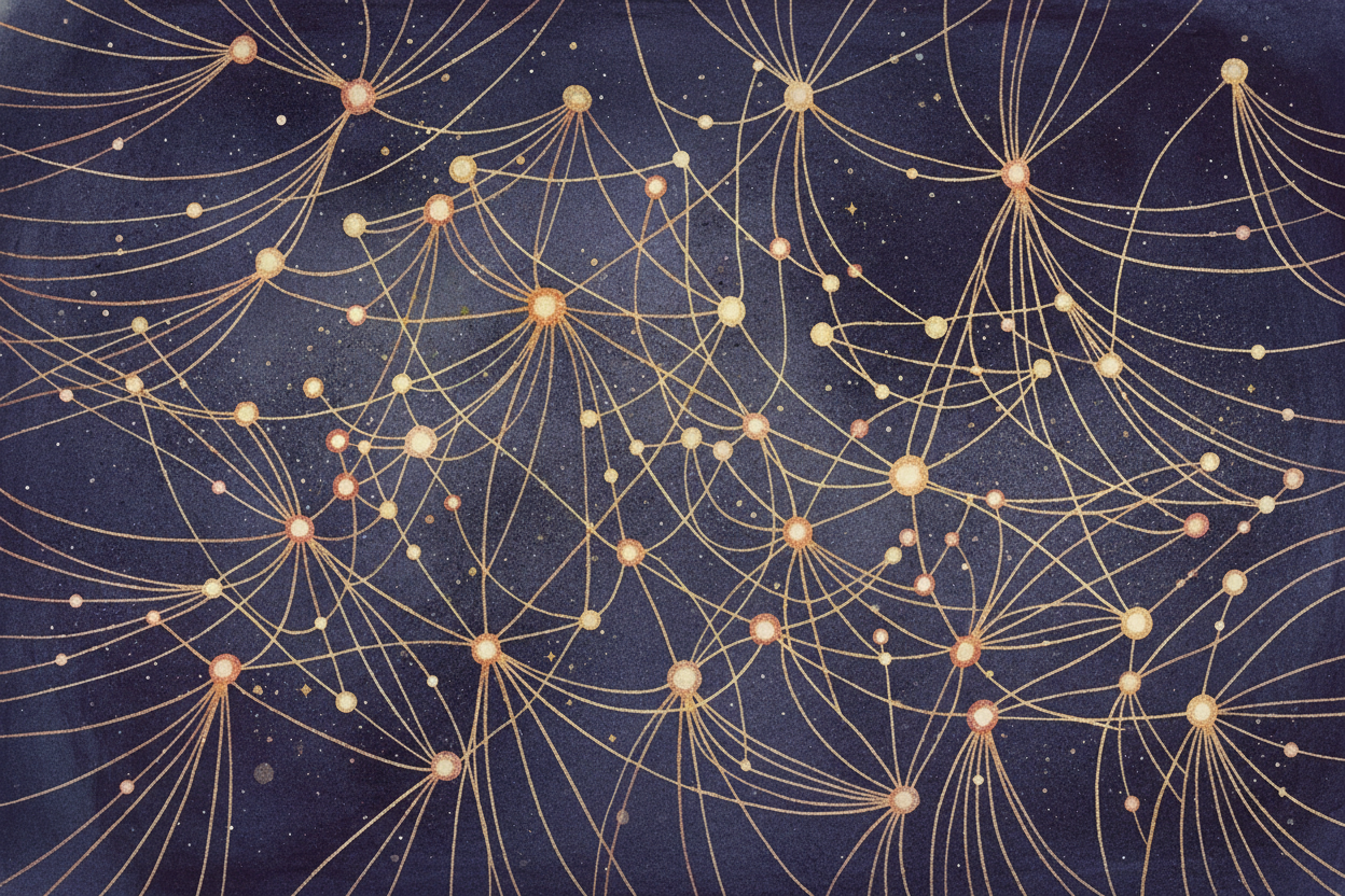 An AI model is basically a ~~pattern-matching machine~~. It's a giant collection of mathematical connections — **million