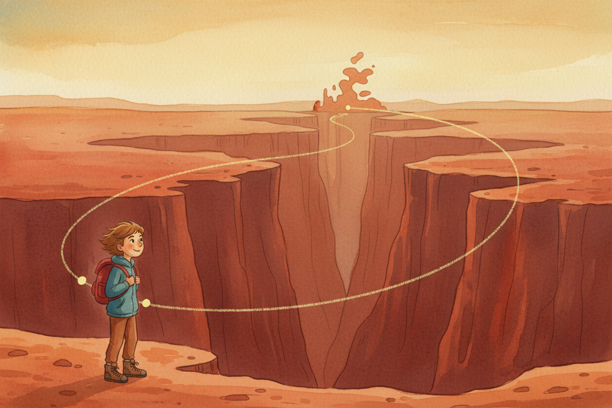 The delay between your shout and the echo depends on distance. Sound takes time to travel. If the wall is close, the ech
