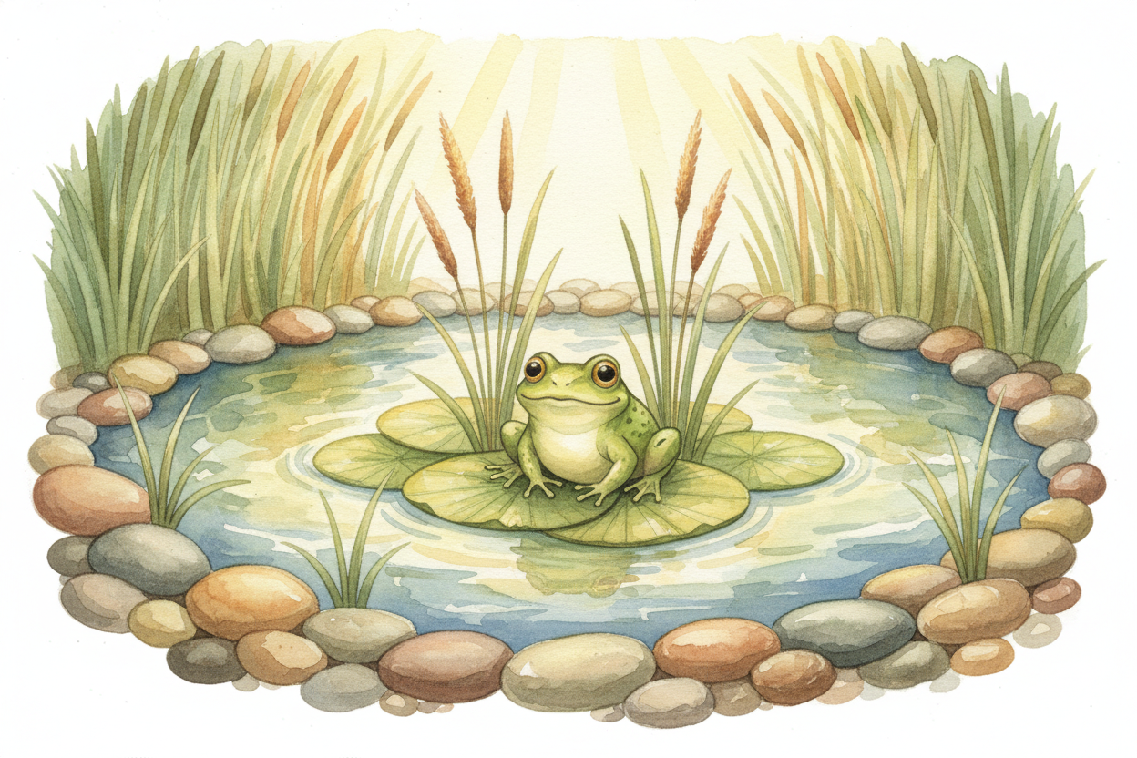 An ecosystem is **every living thing in one place**, ~~PLUS~~ all the nonliving stuff around them — _the water, the soil