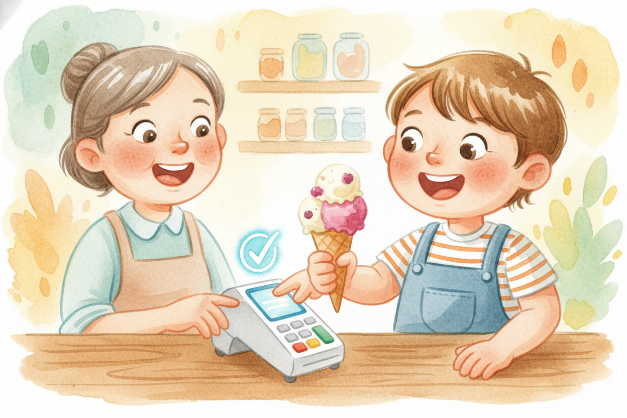Digital money is invisible, but your piggy bank never paid for pizza in ++Tokyo++ at midnight. The future of money *migh