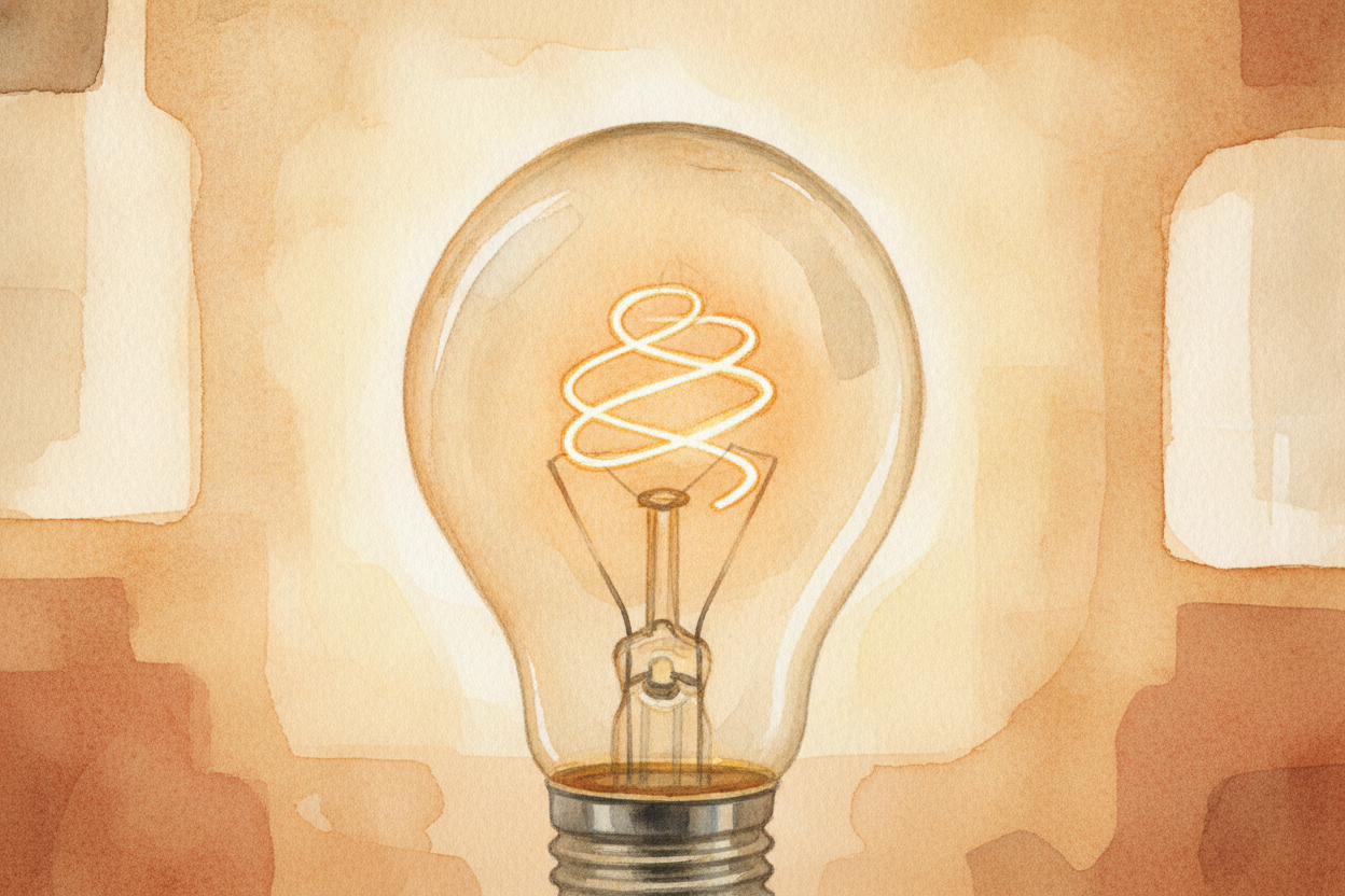 As electrons shuffle through the thin wire inside a bulb, they **bump and jostle** the metal, *heating it until it glows