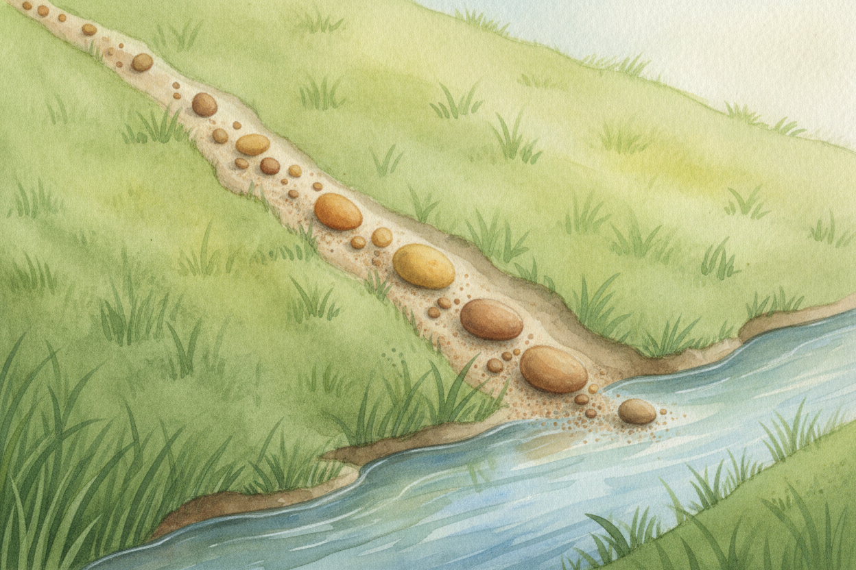 So what is erosion, _exactly?_ It's simply the wearing away and carrying off of rock and soil. Think of it as **the plan