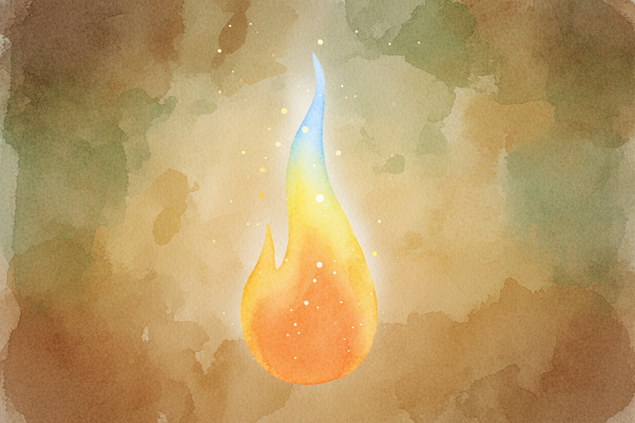 ~~So flames are energy being released—fast.~~ The yellow-orange glow comes from tiny bits of carbon heating up so much t