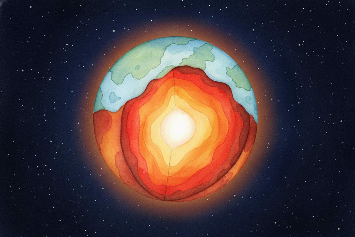 Deep below your feet — deeper than any basement, deeper than any mine — the inside of our planet is hot. ~~Really, reall