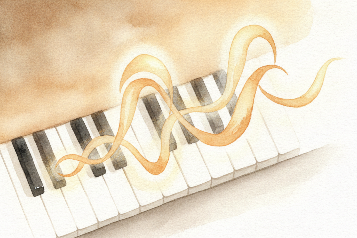 So harmony is really just **math you can feel without ever counting**. Notes whose wobbles line up sound sweet; notes wh