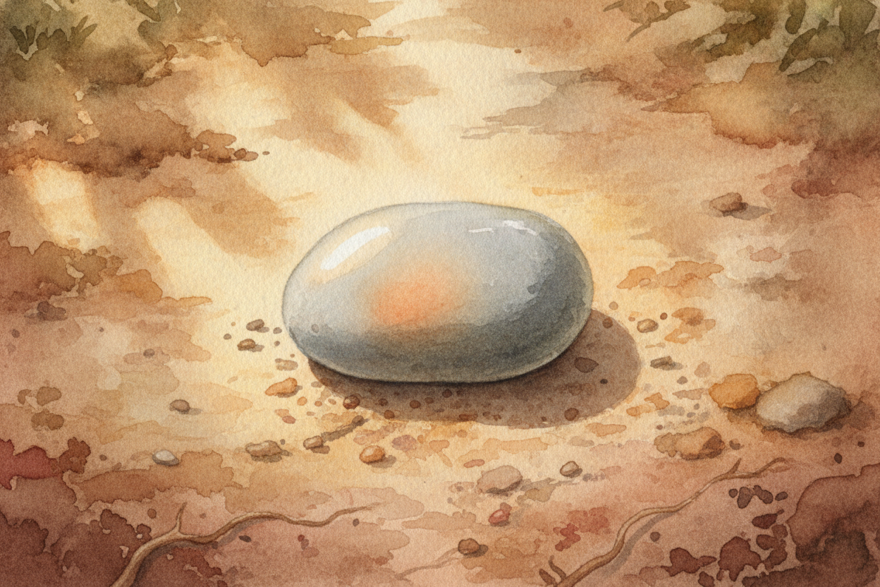 So the next time you kick a stone down the path, give it a little nod. Long ago — or far below — a stone just like it mi