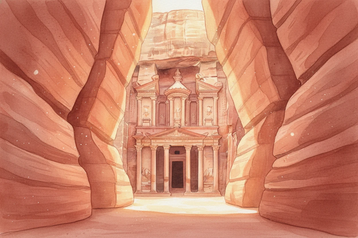 What is Petra, the city carved into rock?