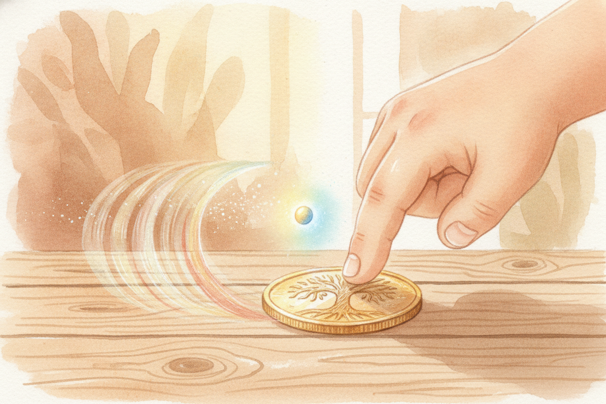 So why does the world look solid and certain to us? Because the moment you actually check, ~~the blur collapses~~. The i