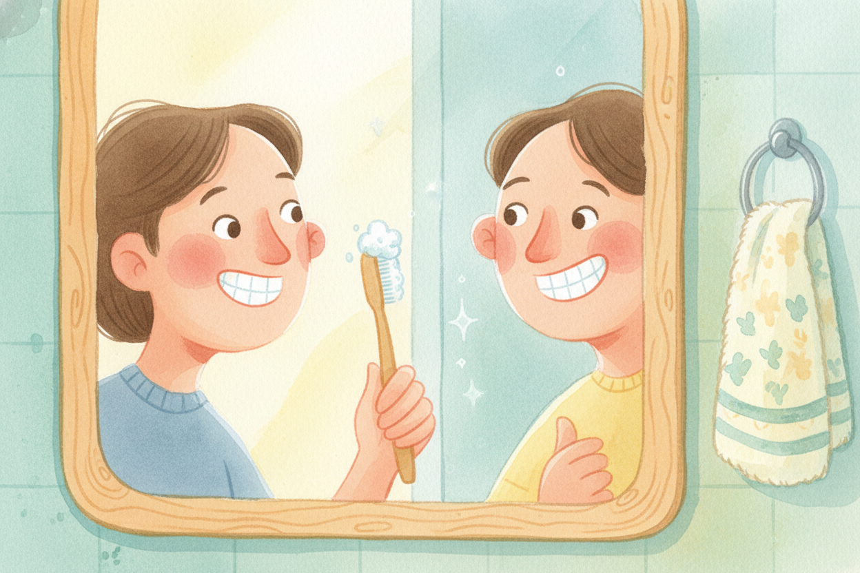 ~~So next time you brush~~, you're not just cleaning — you're a **construction worker, a chemist, and a tiny-bacteria-fi