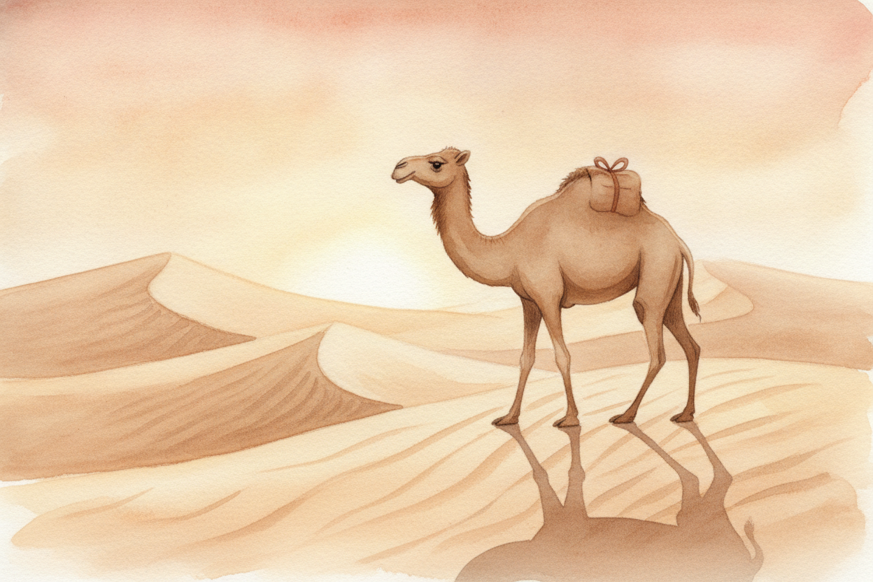 So the next time someone swears a camel carries a secret water tank back there, you can smile and ~~set the record strai