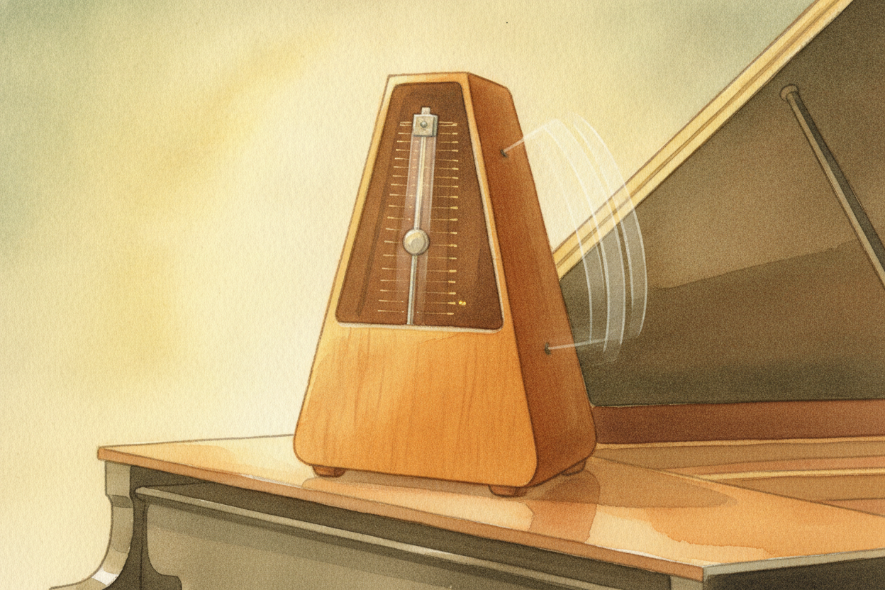 ~~First, meet the beat.~~ The beat is **music's heartbeat** — a steady throb that keeps coming back at the same speed, *