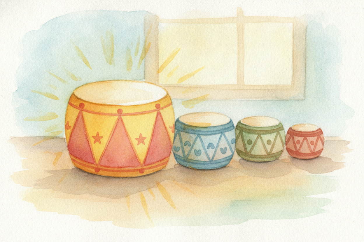 Most music groups its beats into tidy little bundles called ++measures++ — usually four beats each. And one beat in the 