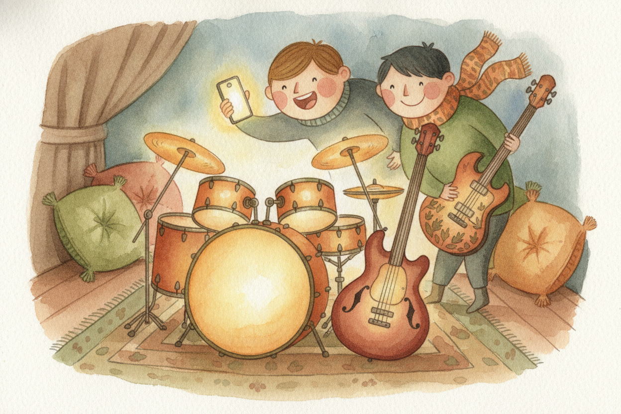 ~~So who keeps all this steady?~~ In a band, ++drums and bass++ are usually the timekeepers. They lay down the *dependab