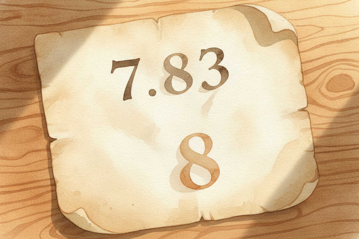 숫자는 **까다로운 작은 존재**일 수 있어요. 어떤 때는 **7.83달러처럼** 동전 한 푼까지 딱 맞아야 해요. ~~하지만 다른 때는요?~~ 대충 어떤 정도인지만 알면 돼요. 바로 그럴 때 ++반올림++이 필요해