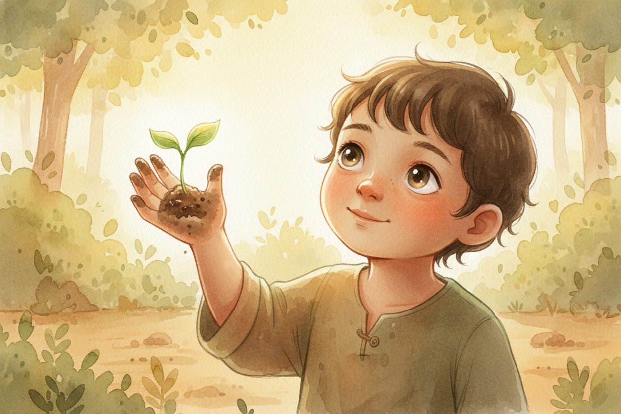 ~~Next time you dig in the garden~~ or squish mud between your toes, remember: you're holding **a tiny piece of deep tim