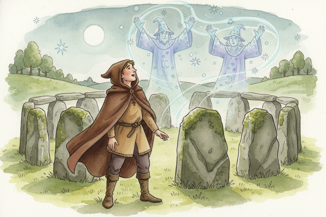 Over time, people forgot why it was there. By the ++Middle Ages++, locals thought giants or wizards must have built it —