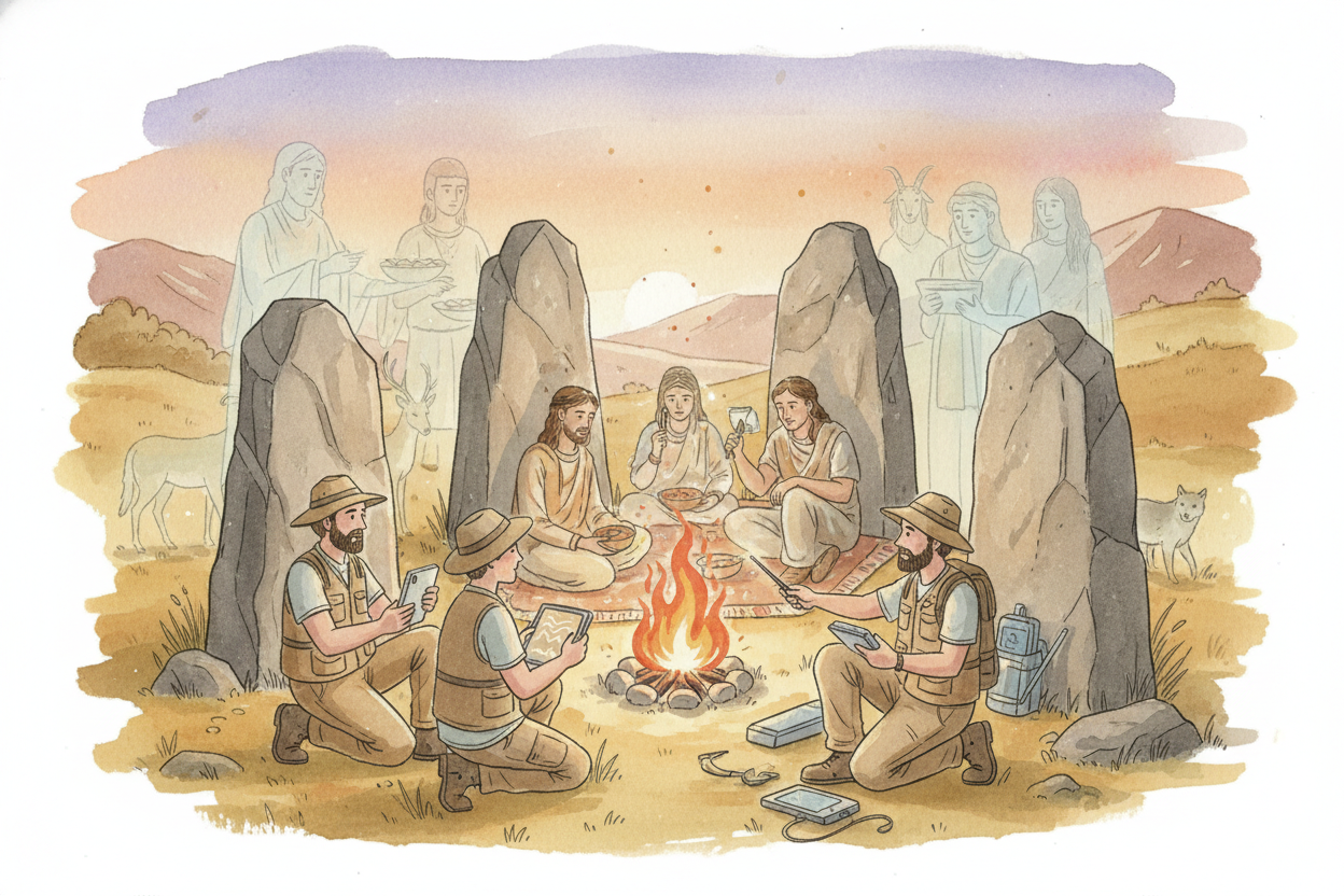 Today, scientists use lasers, **ground-penetrating radar**, and chemical analysis of the stones to learn more. They've d
