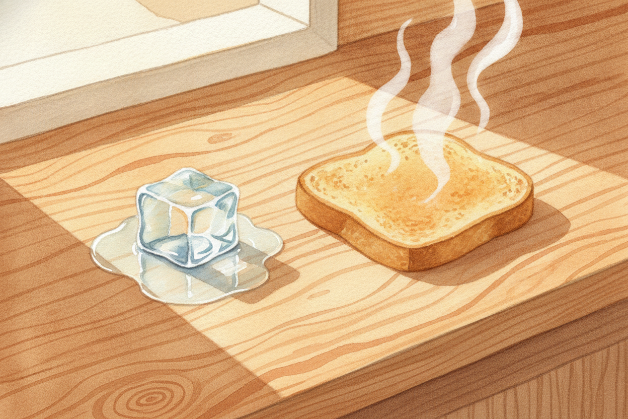 ~~Matter is always up to something.~~ Sometimes it just _rearranges the furniture_, and sometimes it becomes a whole new