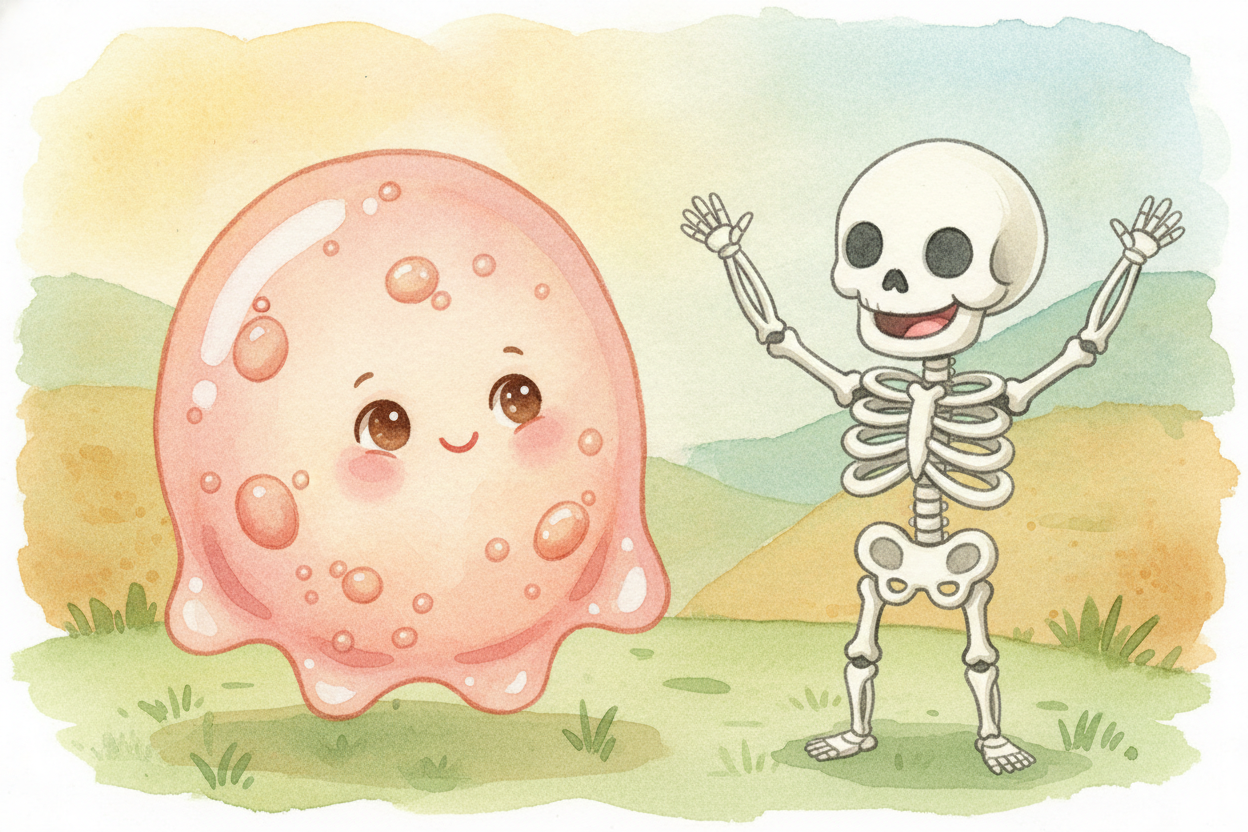 Animal cells have vacuoles too, but only tiny ones, ~~scattered like a handful of small bubbles~~. They don't need a **g