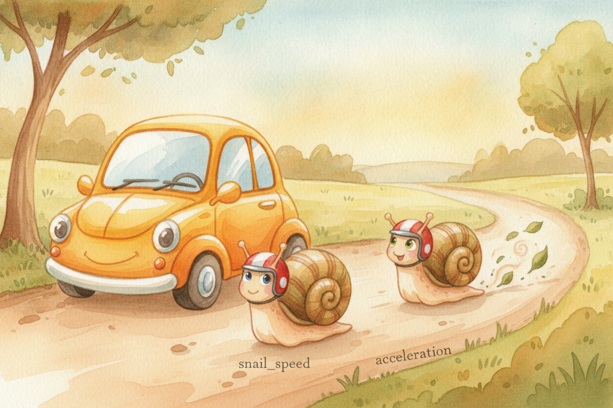 This is also why you can feel acceleration but never feel speed. Sit in a smooth plane cruising at **900 kilometers per 