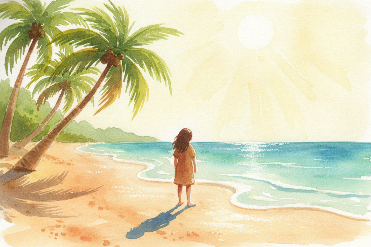 Stand on the equator and ~~something wild happens~~: the sun passes **almost directly over your head** every single day.