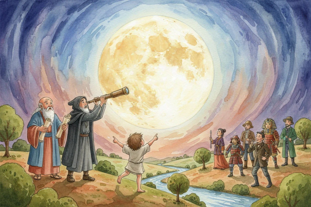 What is the moon made of?