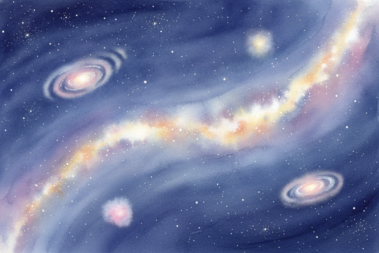 ~~Picture the whole universe~~ — every star, every galaxy, every empty stretch of space. Now imagine all of it is made o