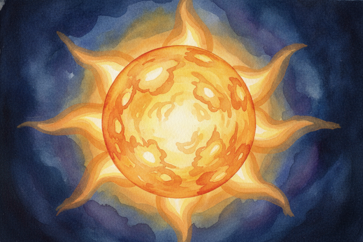 ~~Here's the wonderful part.~~ Stars are still mostly hydrogen, burning it for fuel. Our own ++Sun++ is a **giant hydrog
