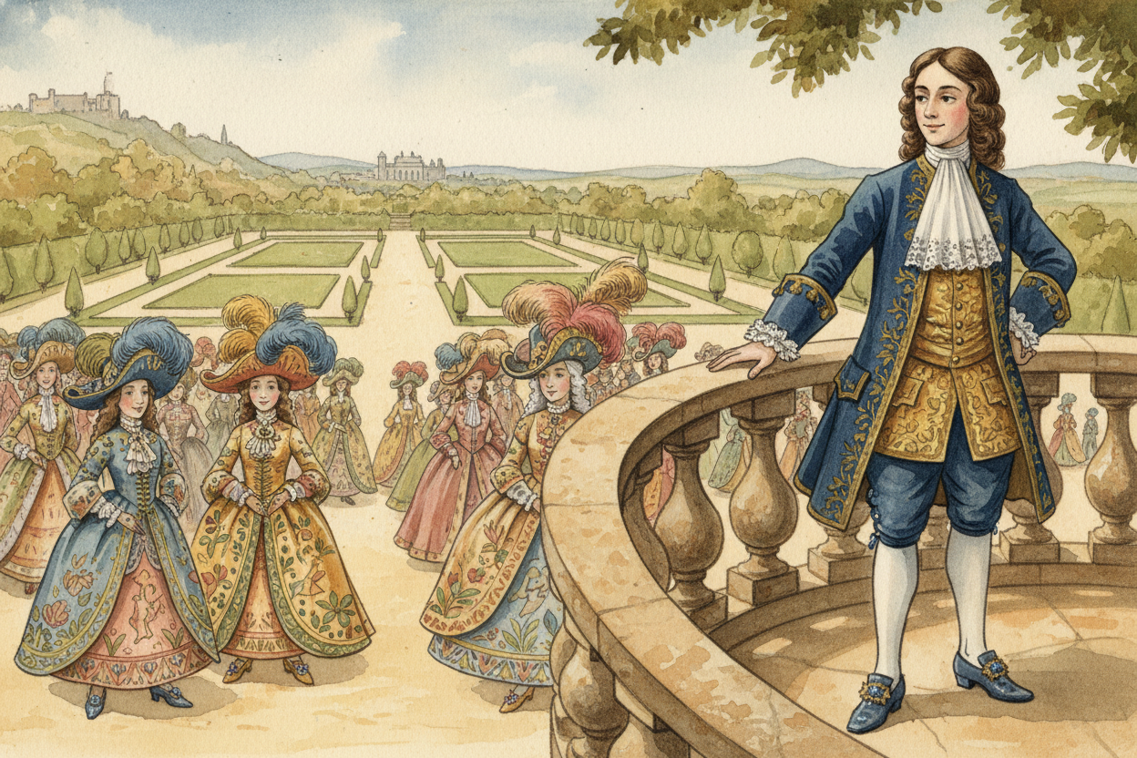 ++Louis XIV++ lived at ++Versailles++ for decades, and it **worked exactly as he planned**. The nobles were *too busy tr