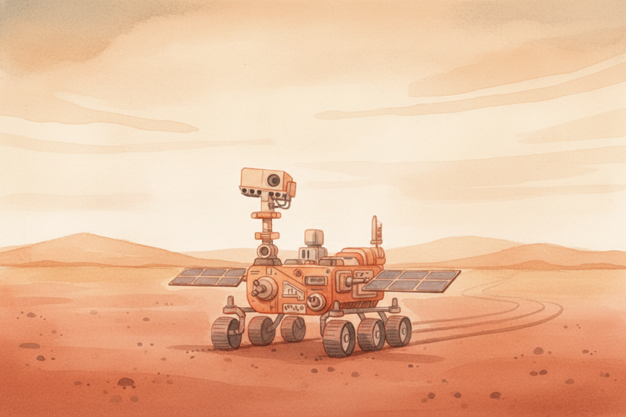 ~~And Mars is not lonely.~~ For years, little robot rovers have rolled across its dust, snapping photos, sniffing the ai