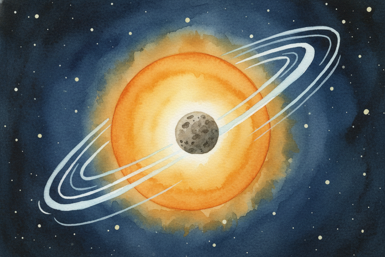 Imagine the smallest, fastest, most extreme little world in our whole neighborhood. It circles closer to the Sun than an