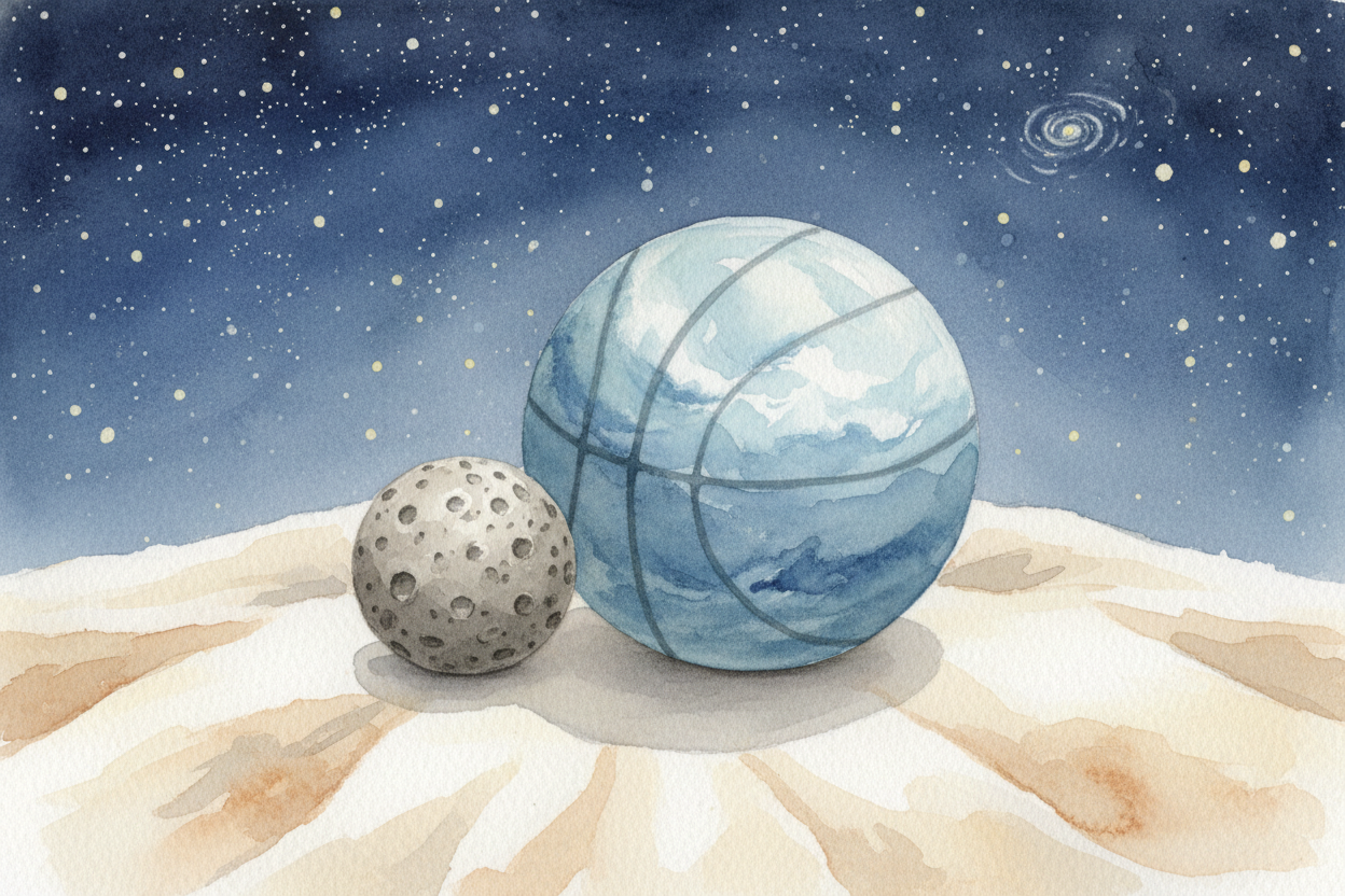 First things first: ++Mercury++ is small. It's the **runt of the eight planets**, barely bigger than our Moon. **If Eart