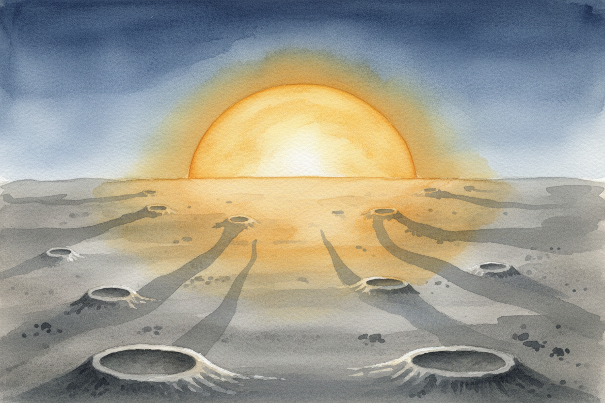Days on Mercury are ~~downright strange~~. It spins so slowly that **a single daytime there lasts for months**. So if yo