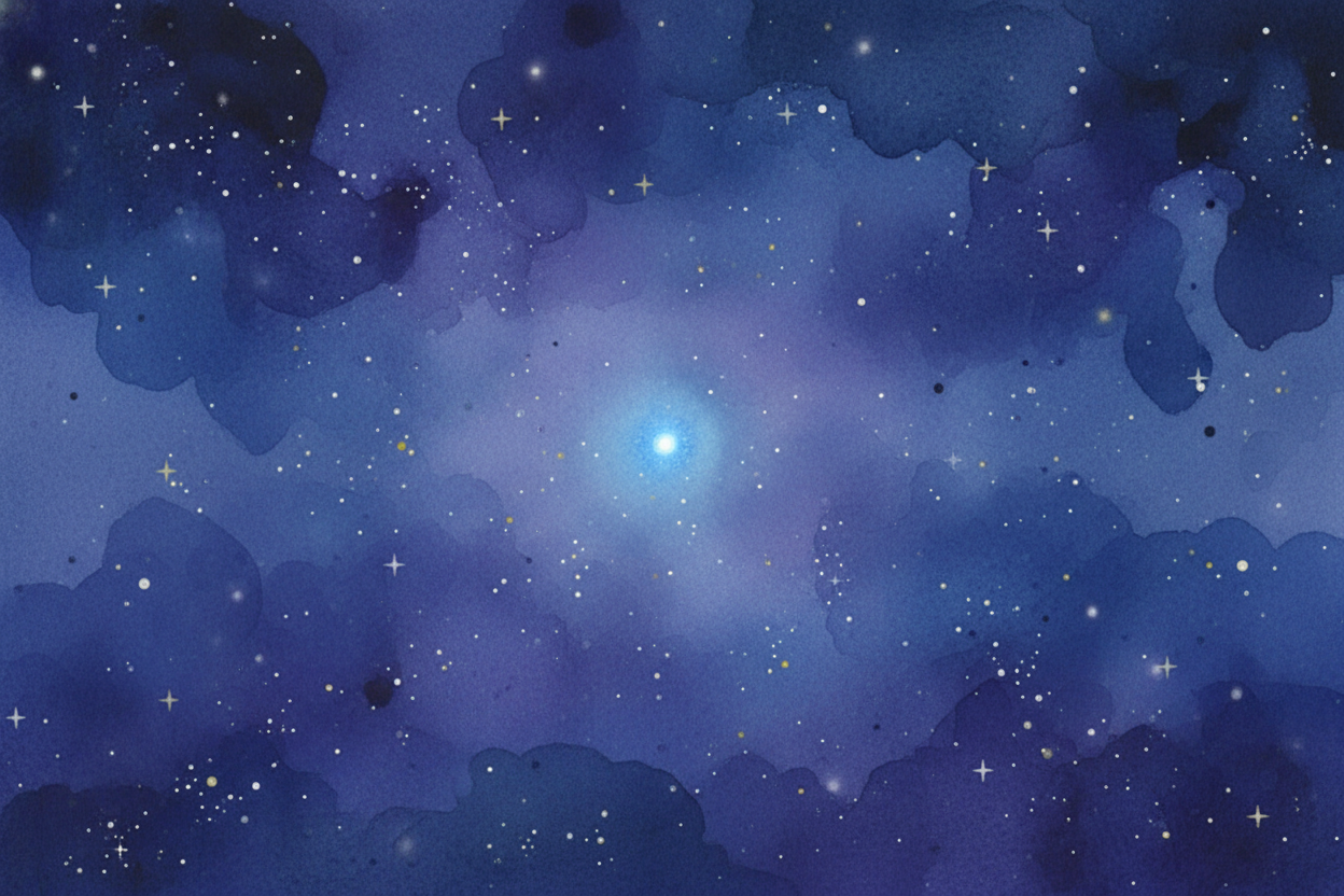 So that's ++Neptune++: a **deep-blue ice giant** at the lonely far end of the family, dressed in storms, ringed in dust,