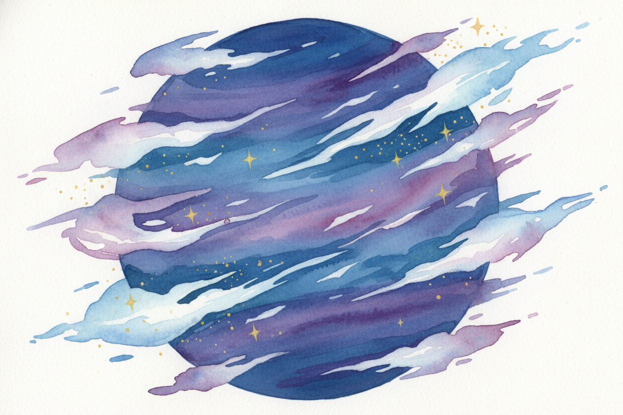 Now ~~hold onto your hat~~, because ++Neptune++ has the wildest weather in the whole solar system. Winds there scream fa