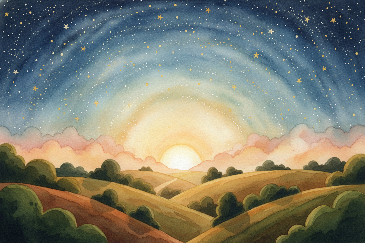 So that's the solar system: **one ordinary star** and the patient, spinning family it keeps. ~~Not too big to picture, n
