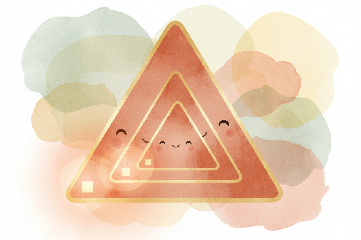 ~~Here's the magical part.~~ Take a right triangle, and pick one of the slanted angles to focus on — let's call it your 