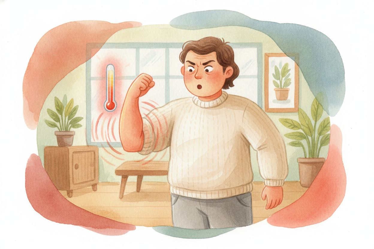 ~~“그건 말도 안 돼!”~~ 하고 당신은 외칩니다. _솔직히 그럴 만해요._ 몸은 그 근육을 긴장시키려고 실제로 **에너지를 태우고** 있으니까요. 하지만 그 에너지는 몸 안에서 열로 바뀌지, 몸 밖의 움직임으로 