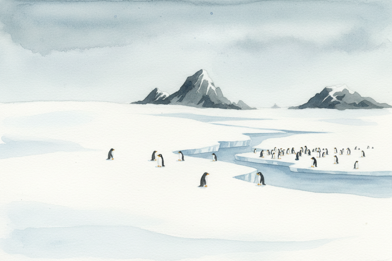 ++Antarctica++. The **coldest, windiest, driest place on Earth** — a continent buried under miles of ice. You might thin