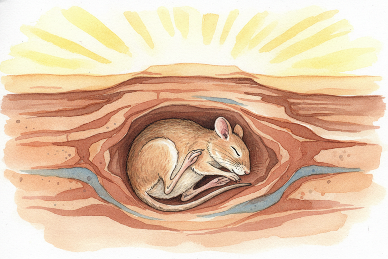 Deserts are ~~secretly full of life~~. **The trick is staying cool and finding water**. Animals here are masters of both