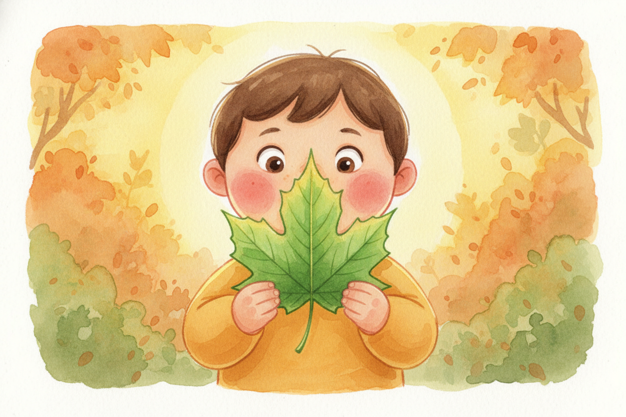 ~~So next time~~ you see a leaf, a building, a logo, a friend's face — look for the *hidden lines*. _Could you fold it? 