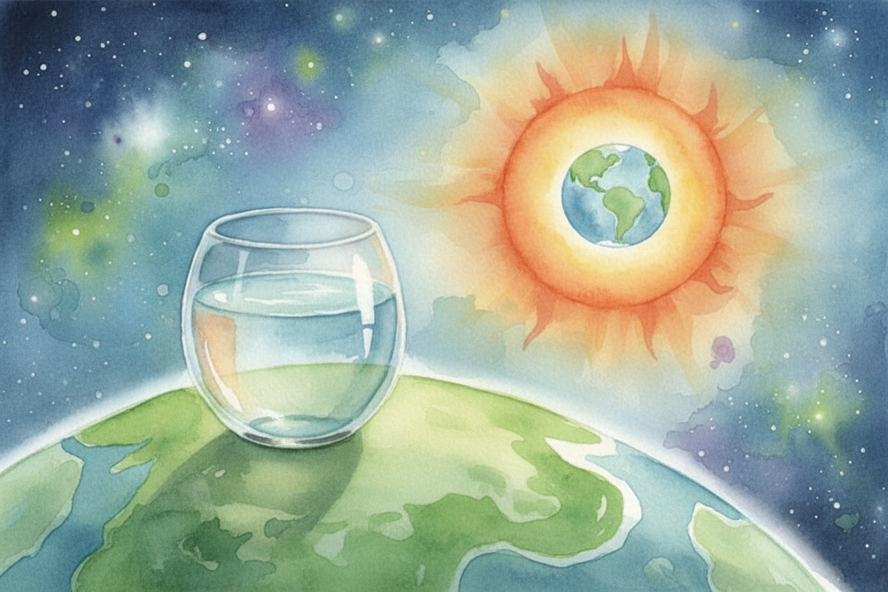 Start with distance. ++Earth++ sits about 93 million miles from the ++Sun++ — what scientists call the "++habitable zone