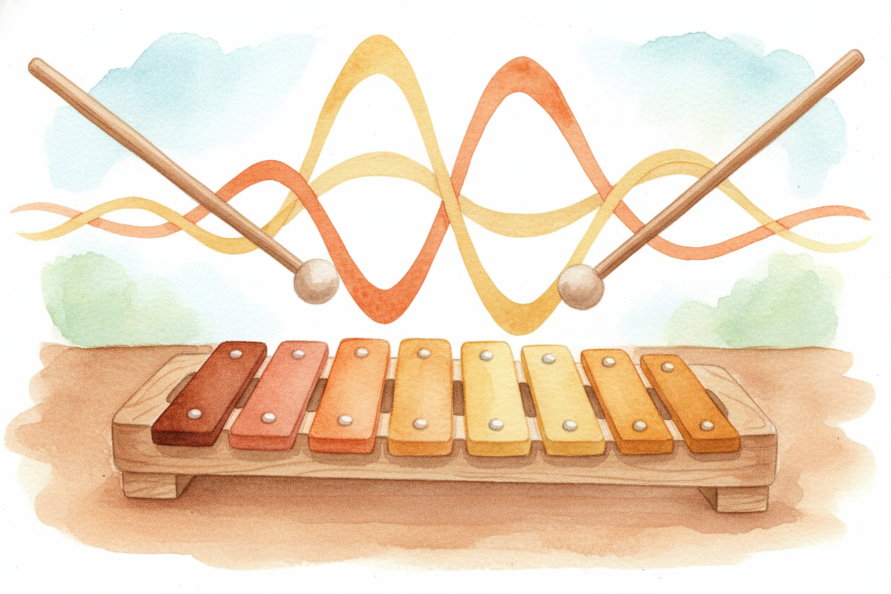 Other simple ratios sound good too. When two notes vibrate in a 3:2 ratio, musicians call it a "++perfect fifth++" — thi